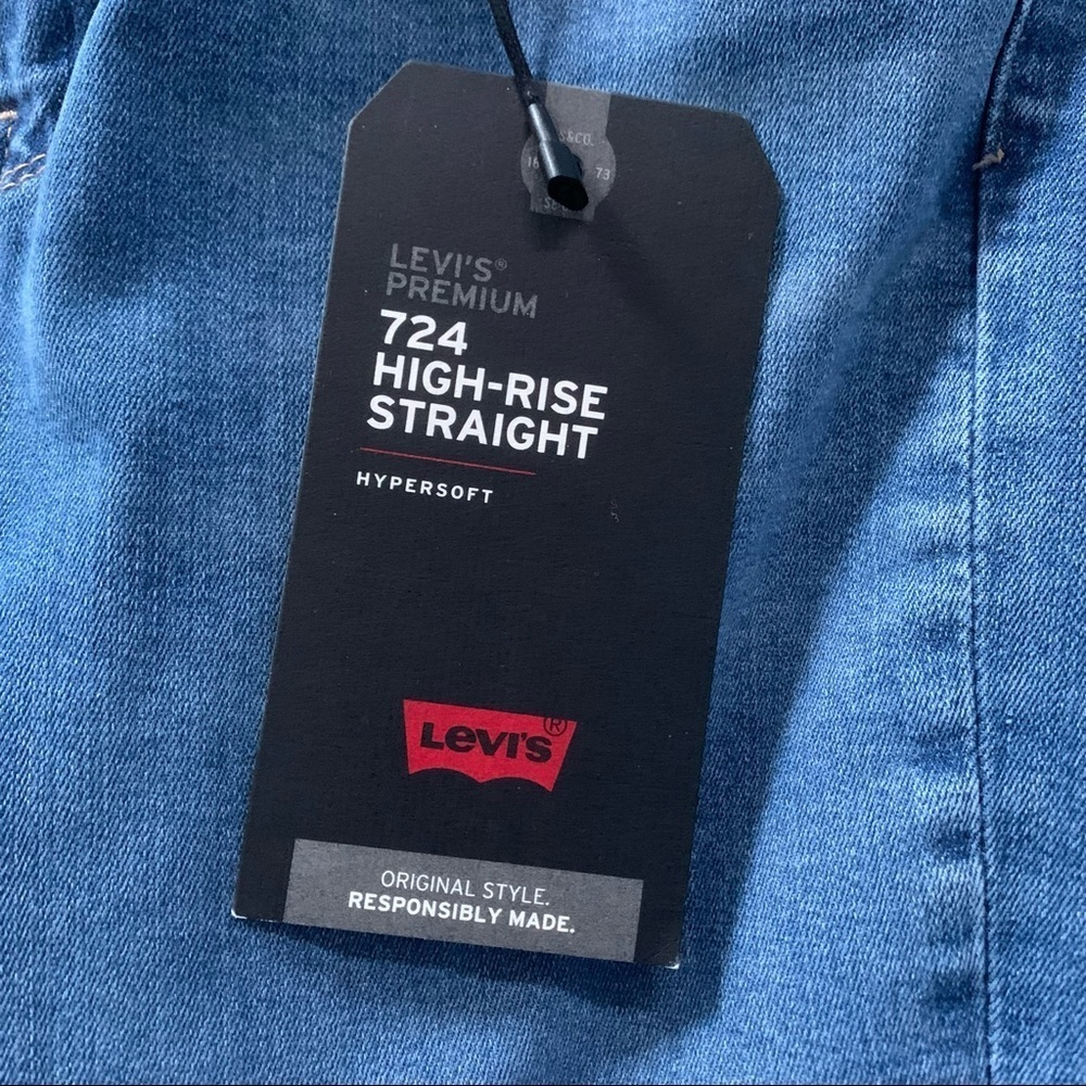 Levi's Women's High Rise Jeans - Blue - Picture 2 of 8